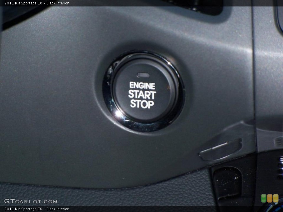 Black Interior Controls for the 2011 Kia Sportage EX #39166594