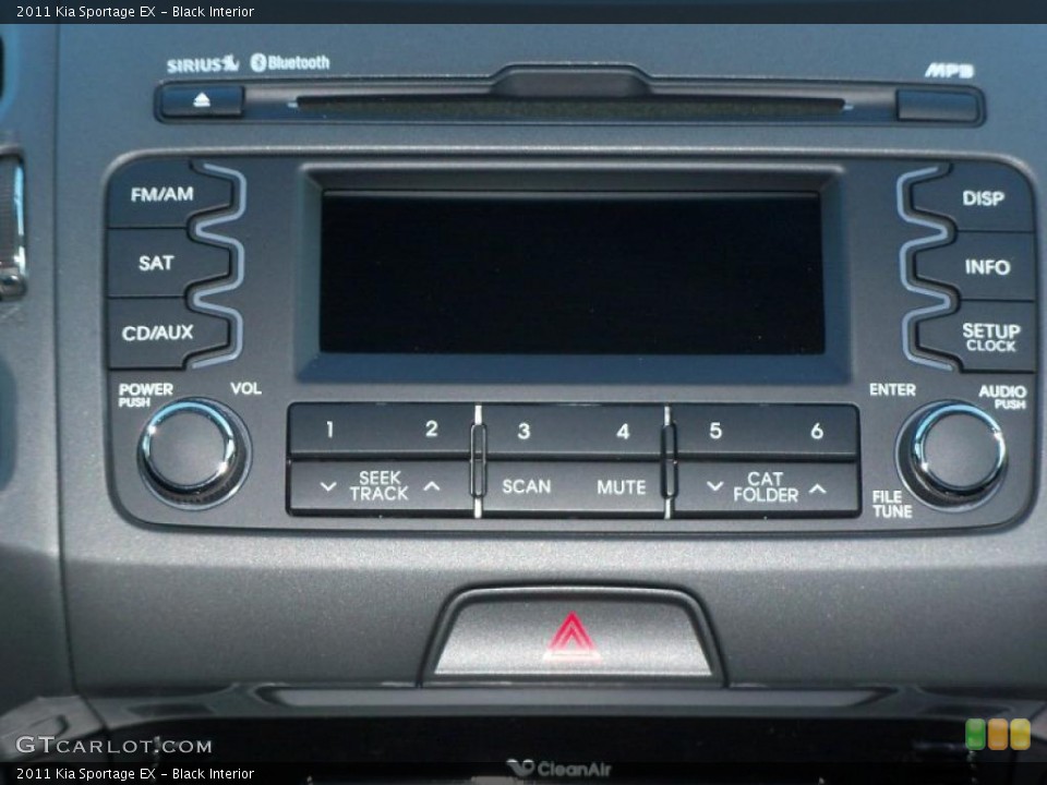 Black Interior Controls for the 2011 Kia Sportage EX #39166605