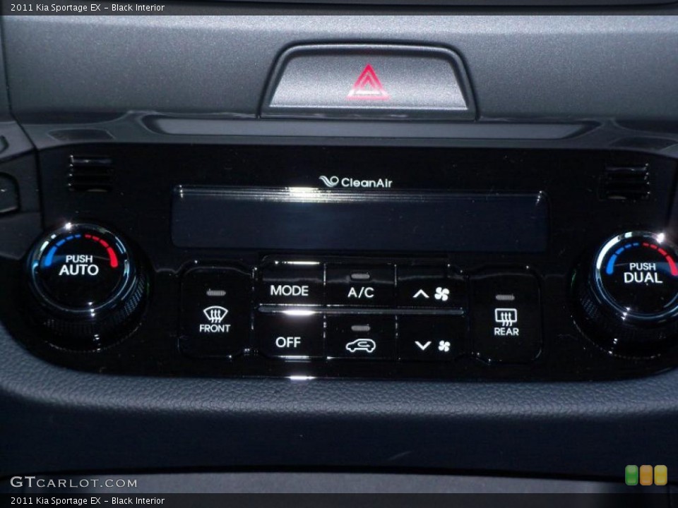 Black Interior Controls for the 2011 Kia Sportage EX #39166620