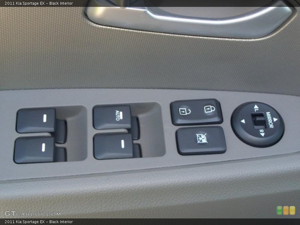Black Interior Controls for the 2011 Kia Sportage EX #39166926
