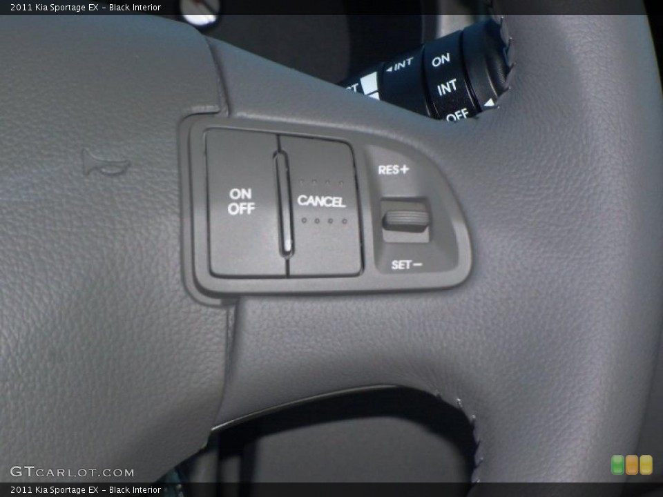 Black Interior Controls for the 2011 Kia Sportage EX #39167094