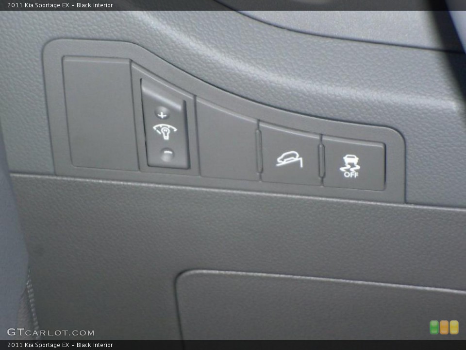 Black Interior Controls for the 2011 Kia Sportage EX #39167138