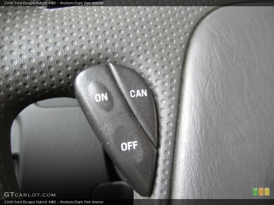 Medium/Dark Flint Interior Controls for the 2006 Ford Escape Hybrid 4WD #39167146