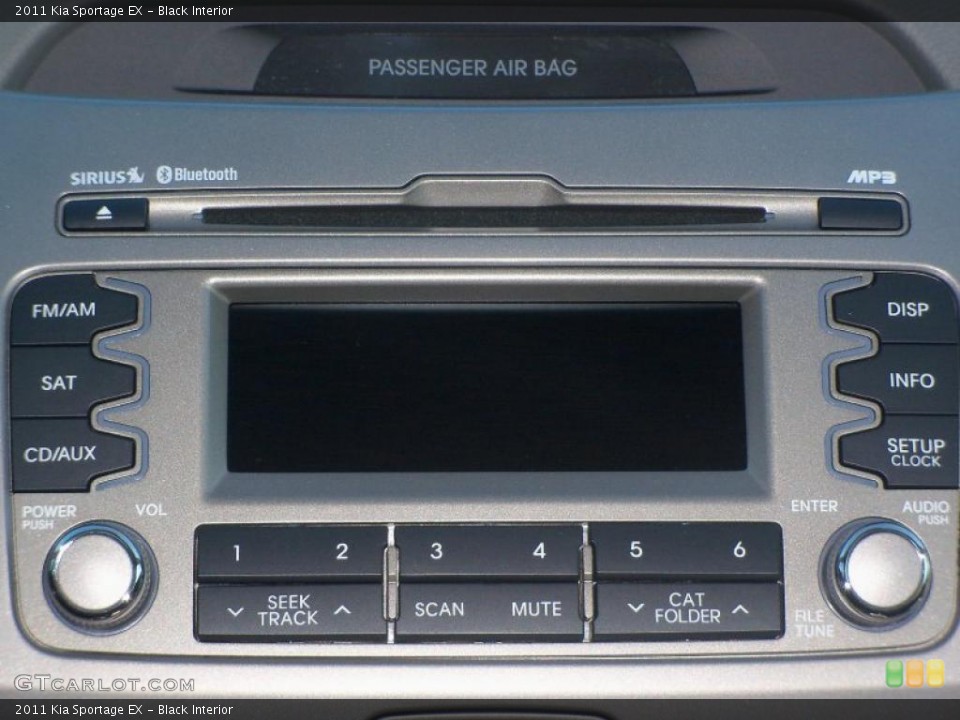 Black Interior Controls for the 2011 Kia Sportage EX #39167154