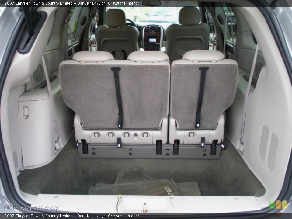 Dark Khaki/Light Graystone Interior Trunk for the 2007 Chrysler Town & Country Limited #39167226