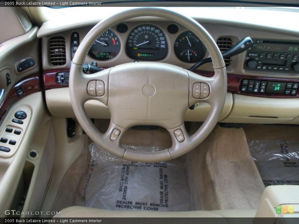 Light Cashmere Interior Steering Wheel for the 2005 Buick LeSabre Limited #39167938