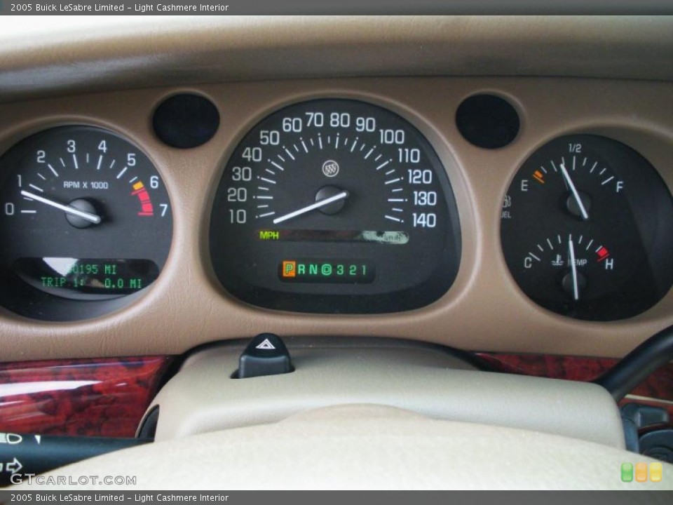 Light Cashmere Interior Gauges for the 2005 Buick LeSabre Limited #39167954