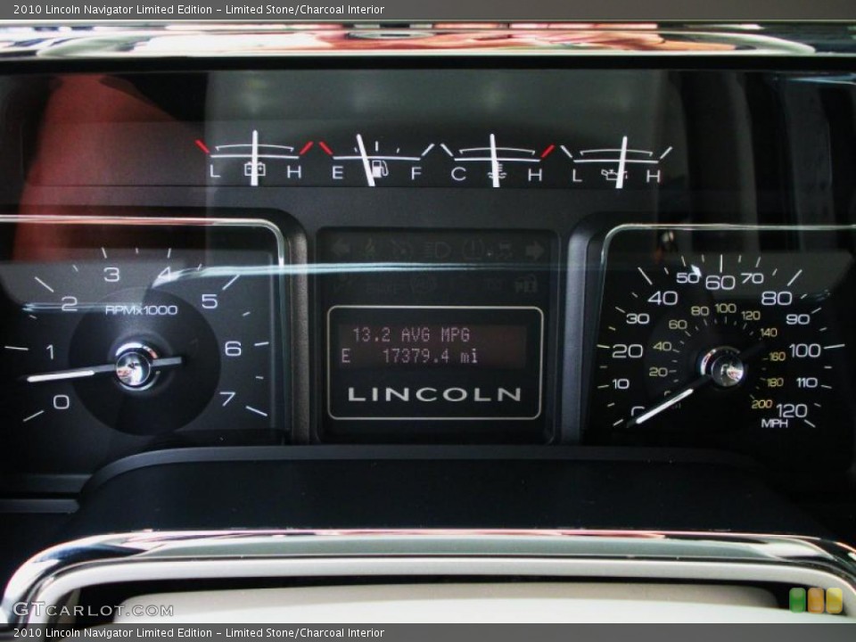 Limited Stone/Charcoal Interior Gauges for the 2010 Lincoln Navigator Limited Edition #39168402