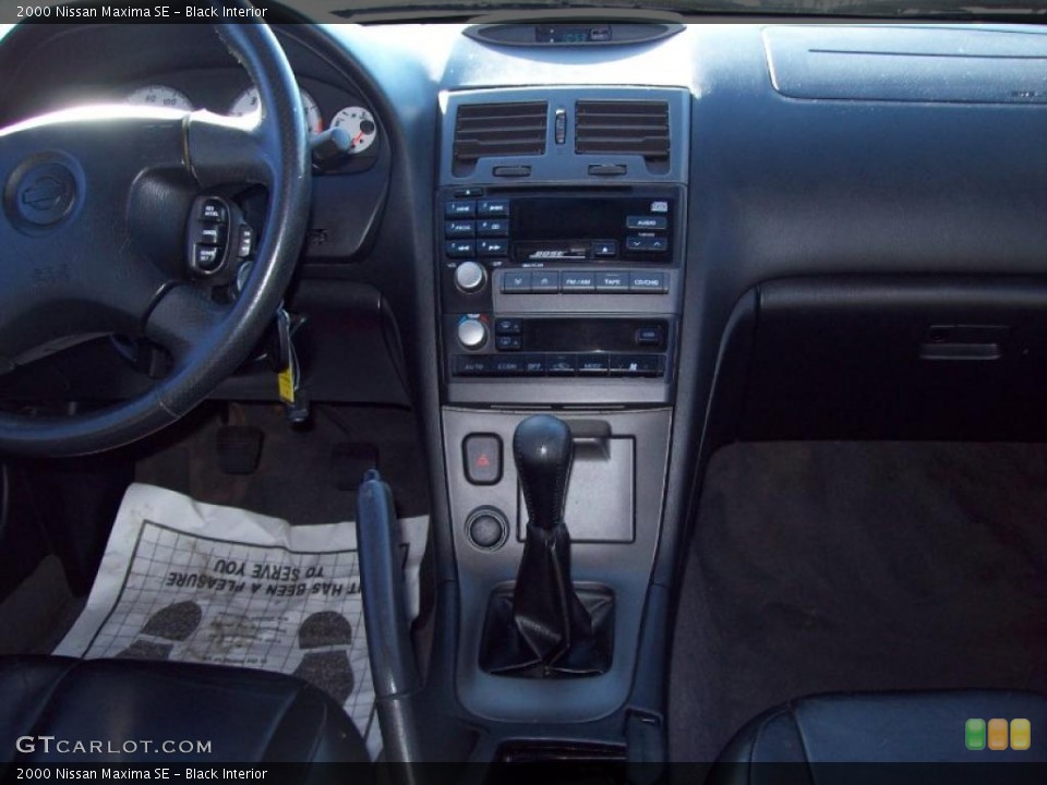 Black Interior Dashboard for the 2000 Nissan Maxima SE #39169306