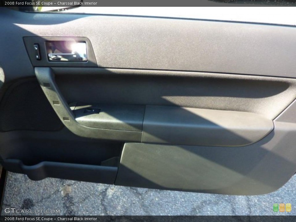Charcoal Black Interior Door Panel for the 2008 Ford Focus SE Coupe #39171166