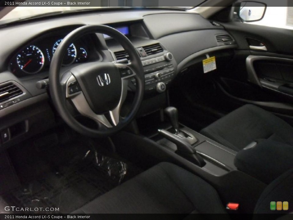 Black Interior Prime Interior for the 2011 Honda Accord LX-S Coupe #39171178