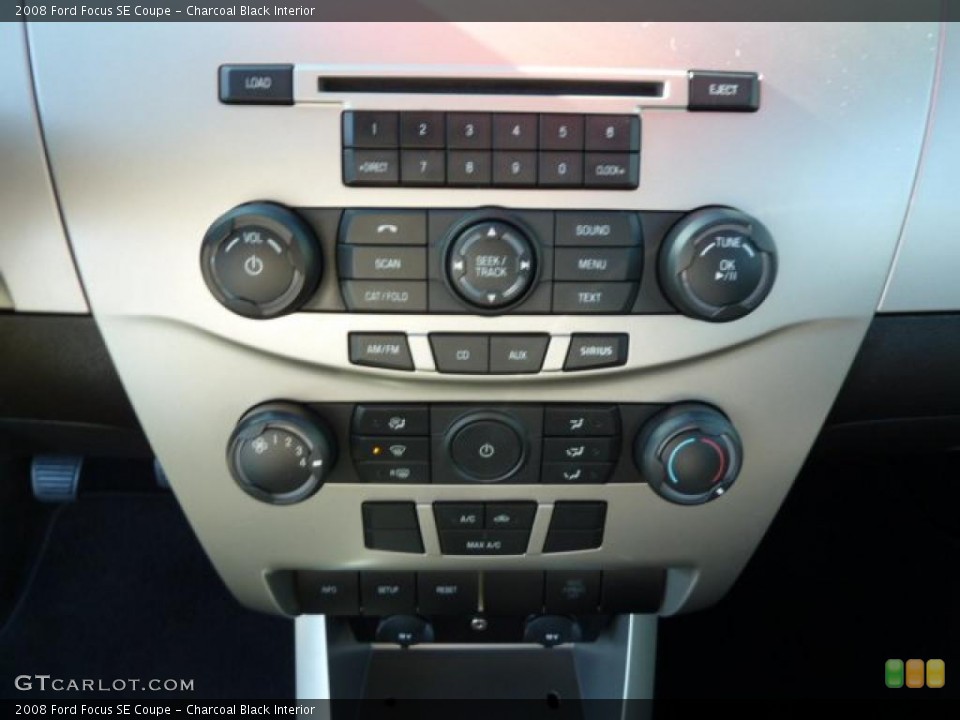 Charcoal Black Interior Controls for the 2008 Ford Focus SE Coupe #39171190