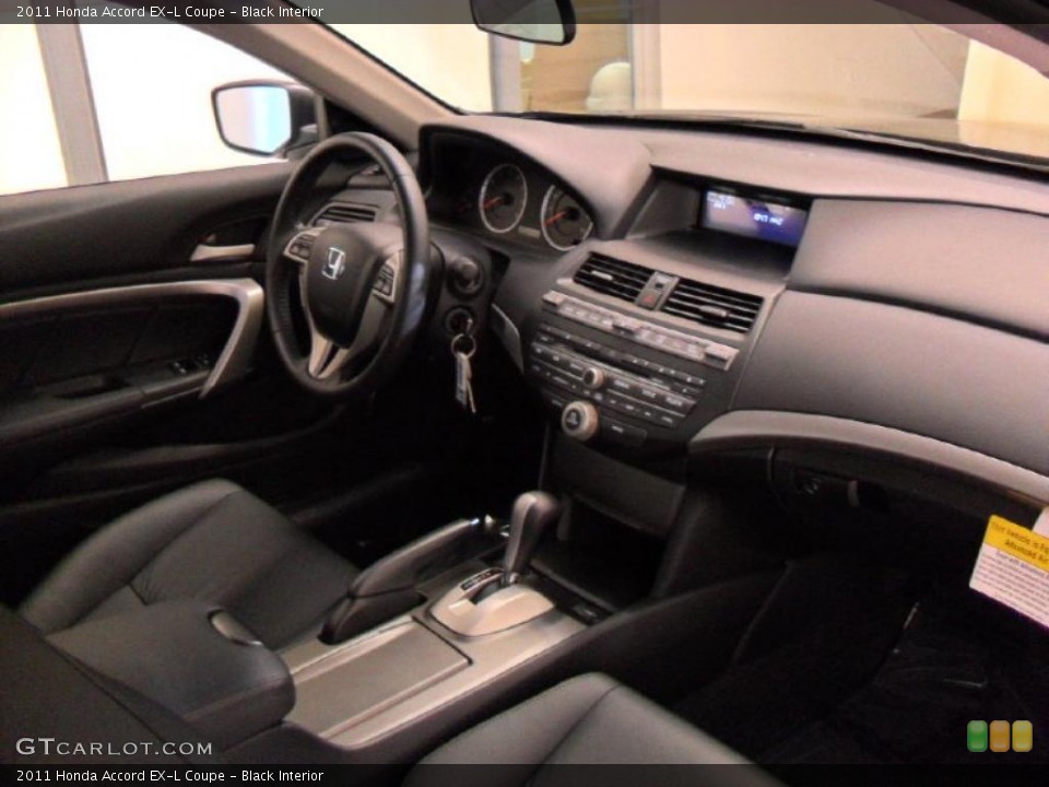 Black Interior Dashboard for the 2011 Honda Accord EX-L Coupe #39171562