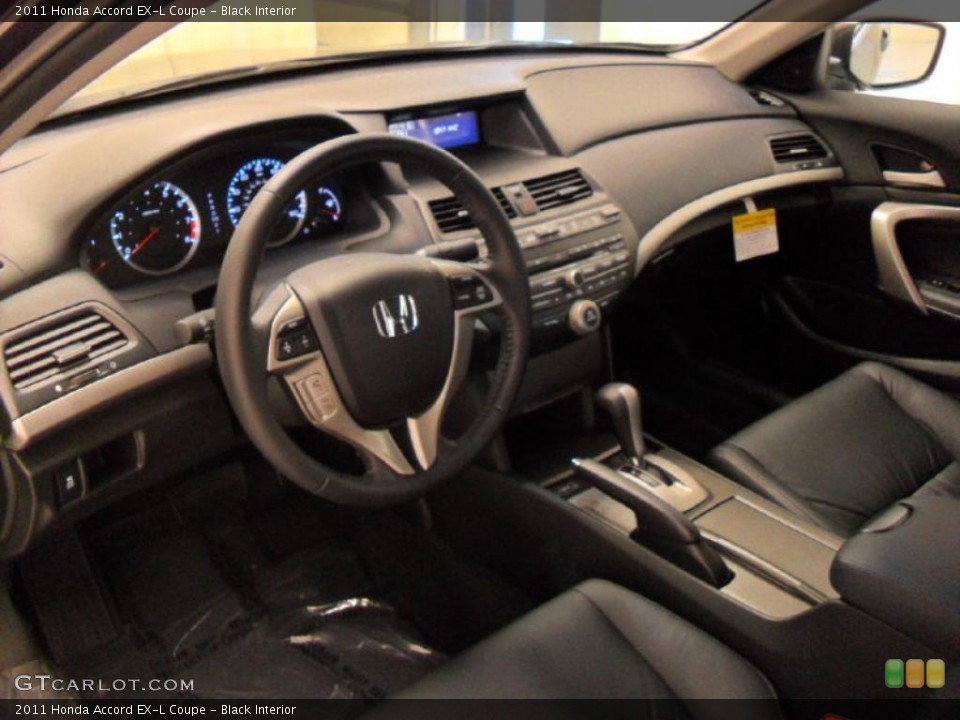 Black Interior Prime Interior for the 2011 Honda Accord EX-L Coupe #39171662