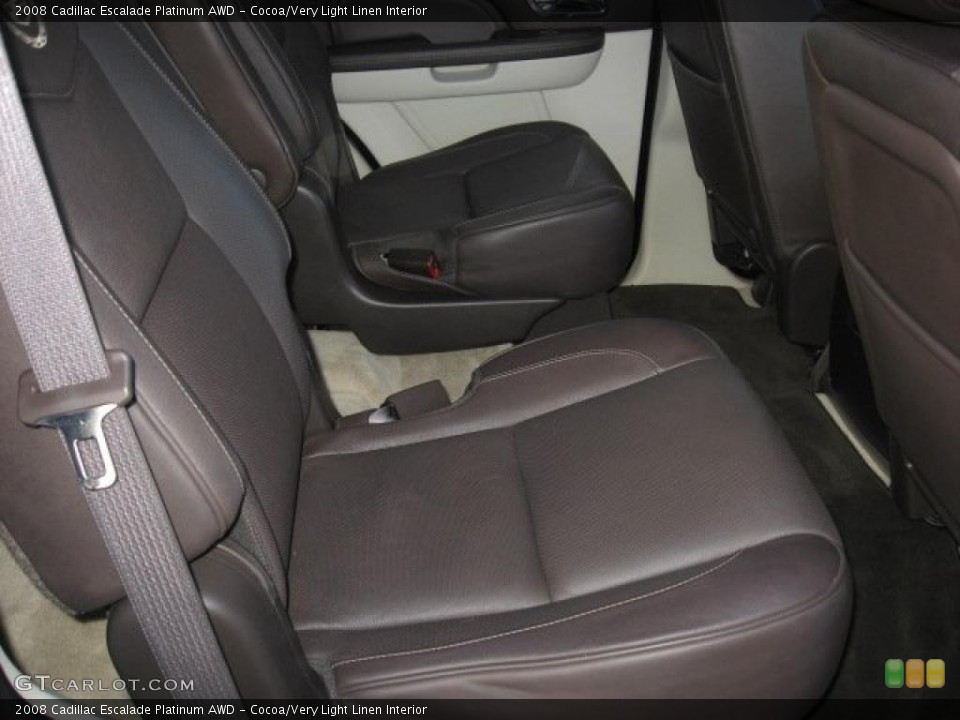 Cocoa/Very Light Linen Interior Photo for the 2008 Cadillac Escalade Platinum AWD #39171706