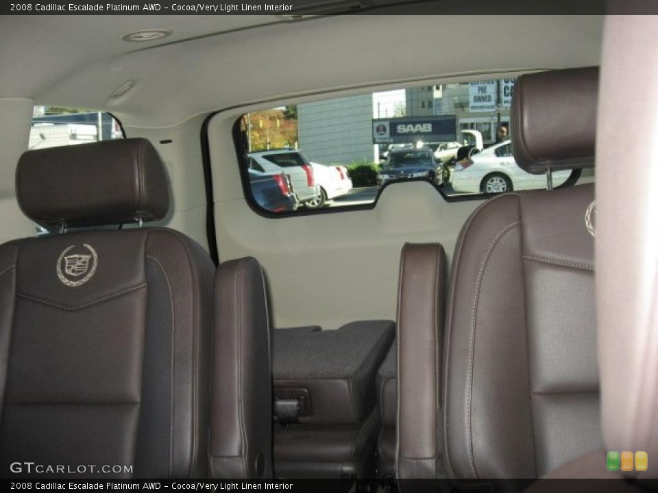 Cocoa/Very Light Linen Interior Photo for the 2008 Cadillac Escalade Platinum AWD #39171998