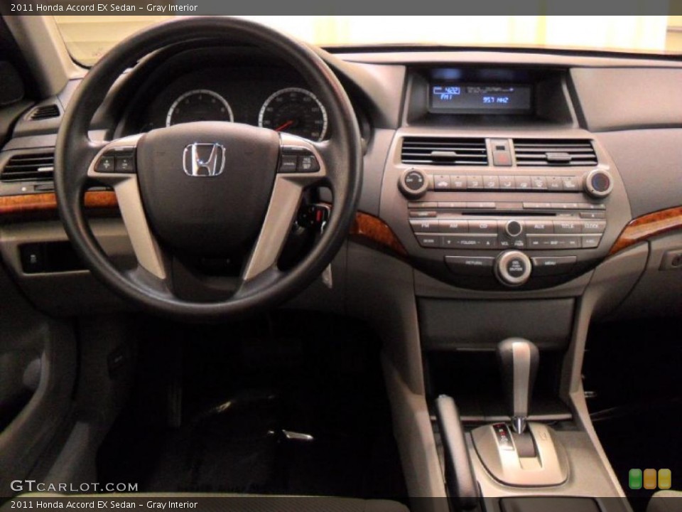 Gray Interior Dashboard for the 2011 Honda Accord EX Sedan #39172038