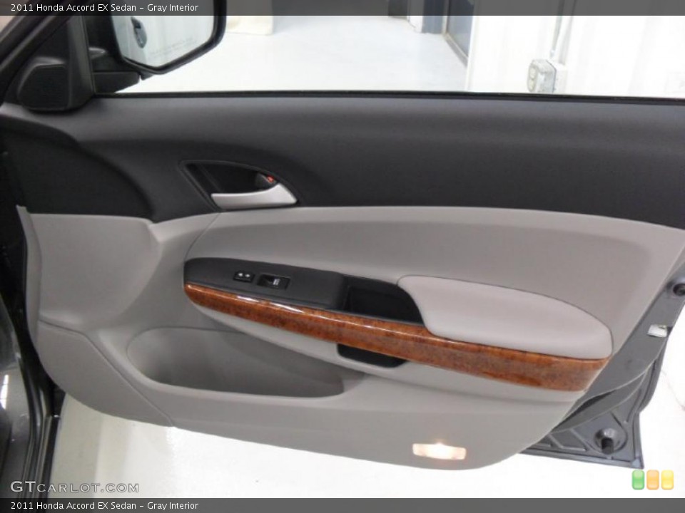 Gray Interior Door Panel for the 2011 Honda Accord EX Sedan #39172154