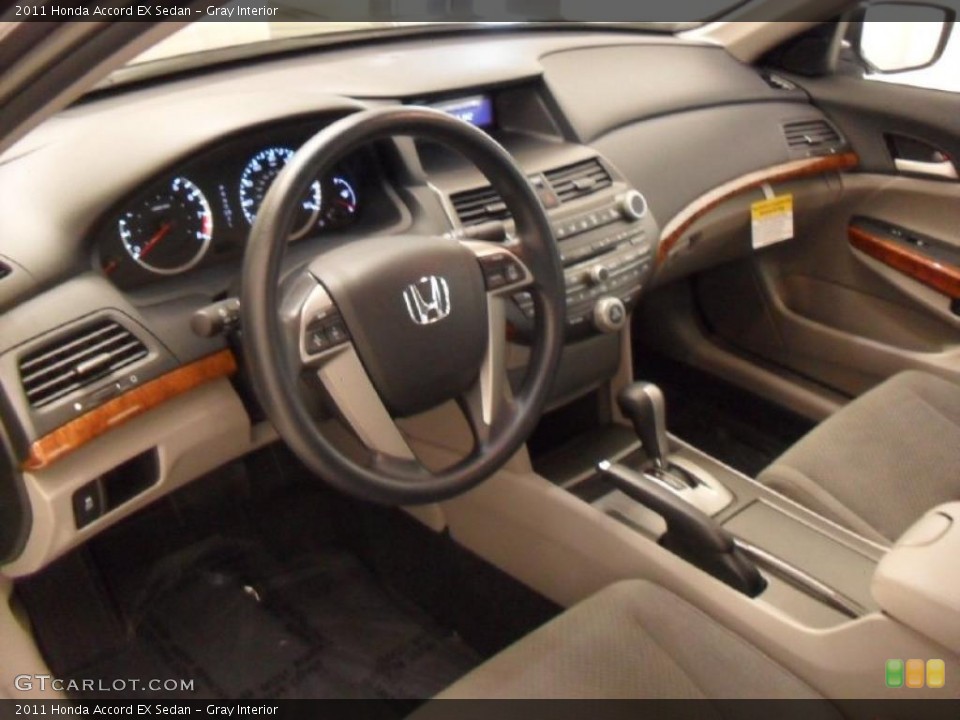 Gray Interior Prime Interior for the 2011 Honda Accord EX Sedan #39172234