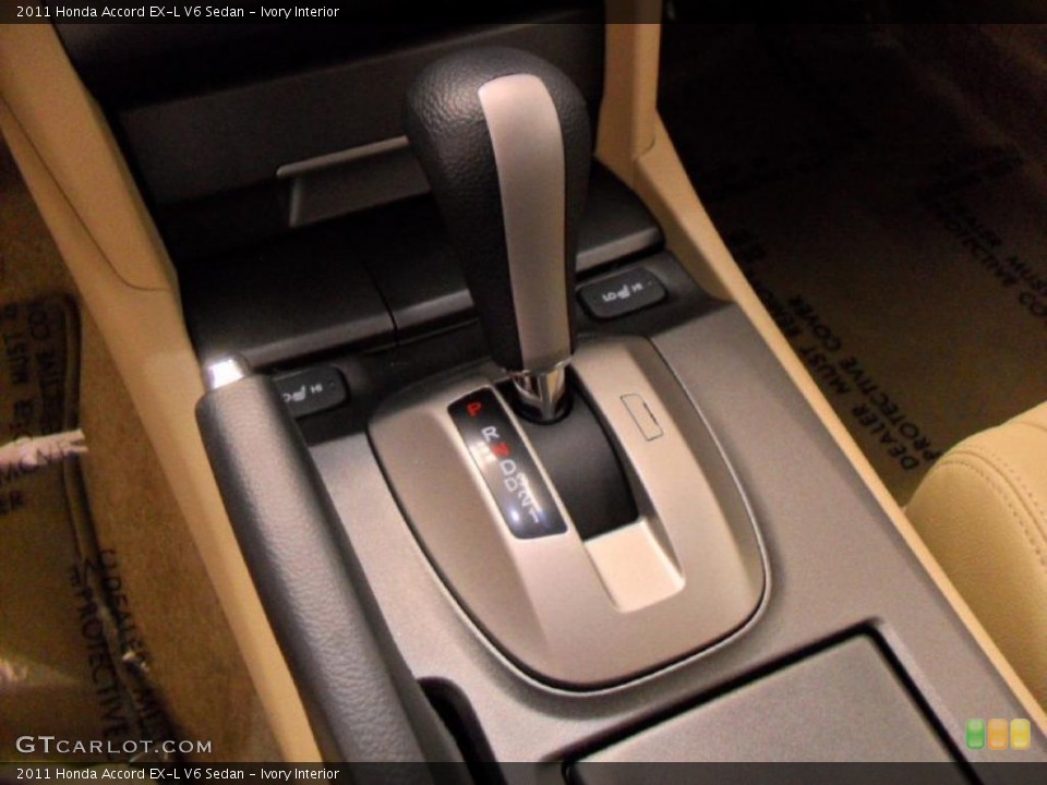Ivory Interior Transmission for the 2011 Honda Accord EX-L V6 Sedan #39172930