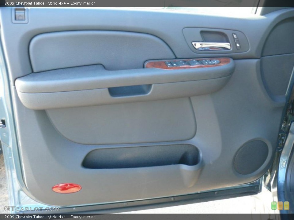 Ebony Interior Door Panel for the 2009 Chevrolet Tahoe Hybrid 4x4 #39173170
