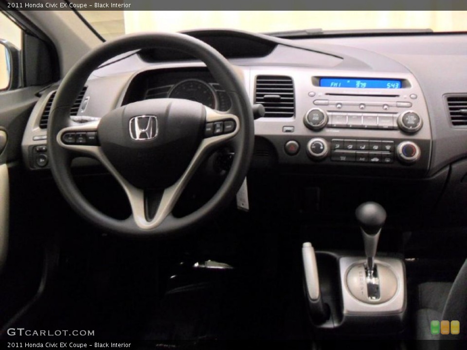 Black Interior Dashboard for the 2011 Honda Civic EX Coupe #39173550