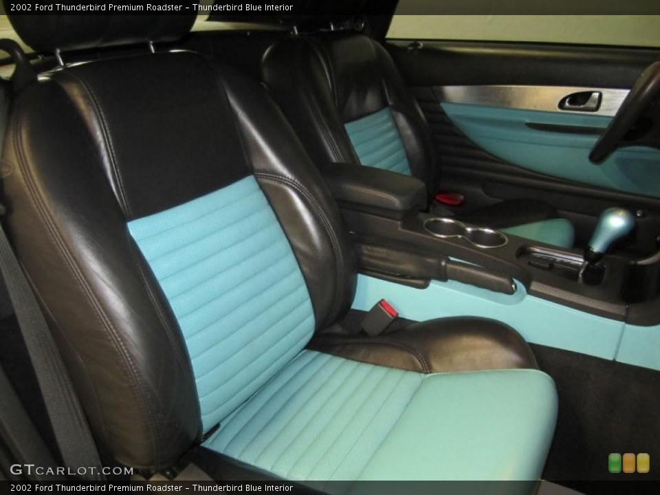 Thunderbird Blue Interior Photo for the 2002 Ford Thunderbird Premium Roadster #39173822