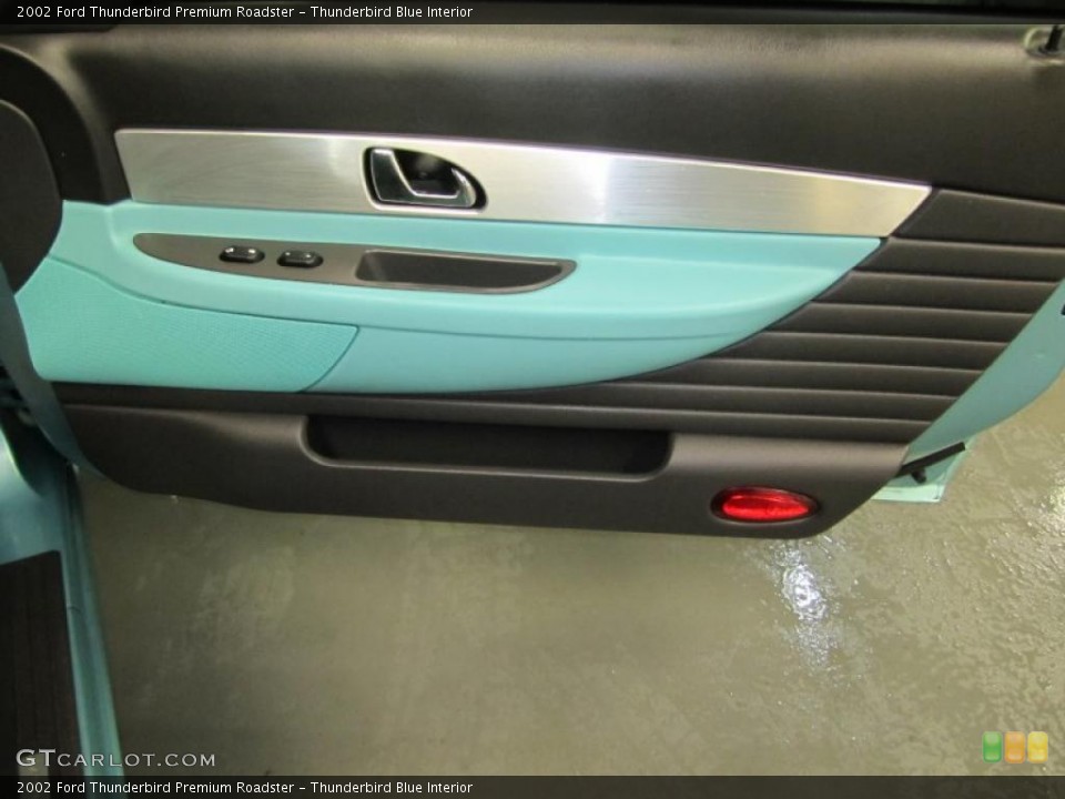 Thunderbird Blue Interior Door Panel for the 2002 Ford Thunderbird Premium Roadster #39173874