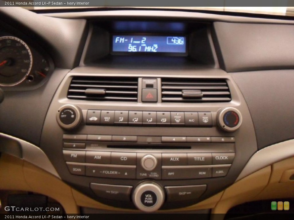 Ivory Interior Controls for the 2011 Honda Accord LX-P Sedan #39173906