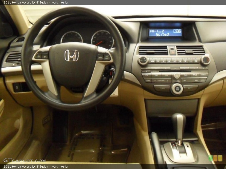 Ivory Interior Dashboard for the 2011 Honda Accord LX-P Sedan #39173982