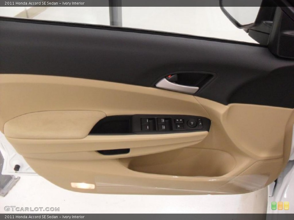 Ivory Interior Door Panel for the 2011 Honda Accord SE Sedan #39174338