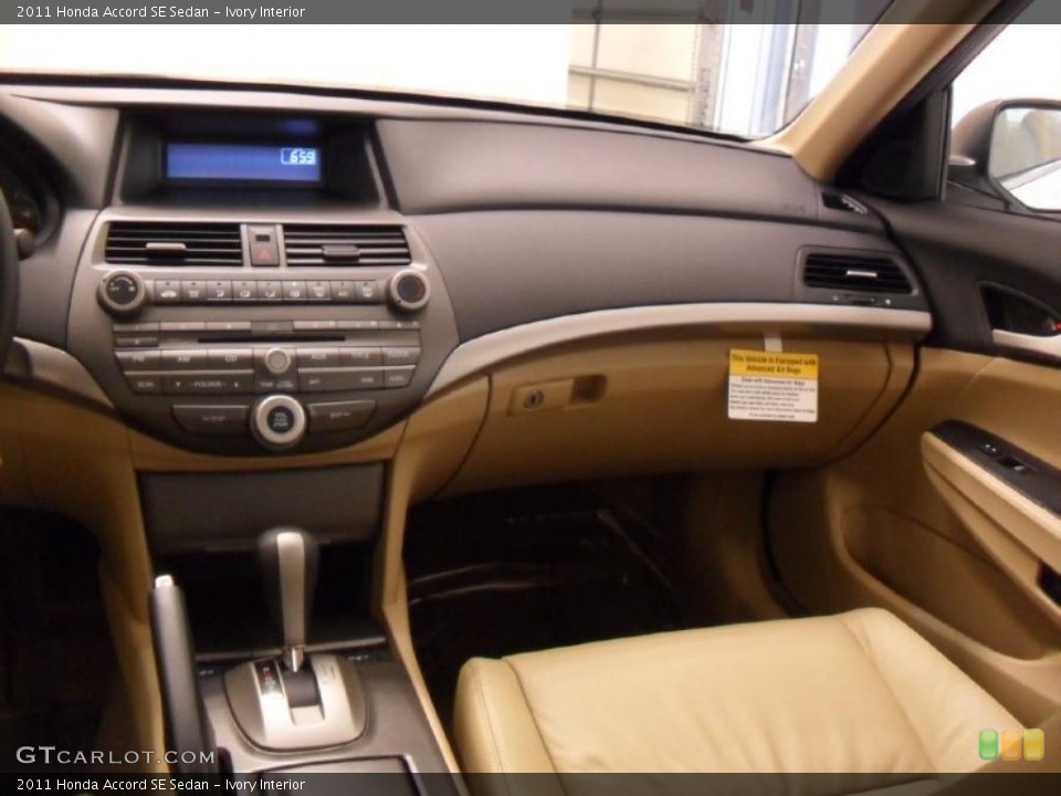 Ivory Interior Dashboard for the 2011 Honda Accord SE Sedan #39174470