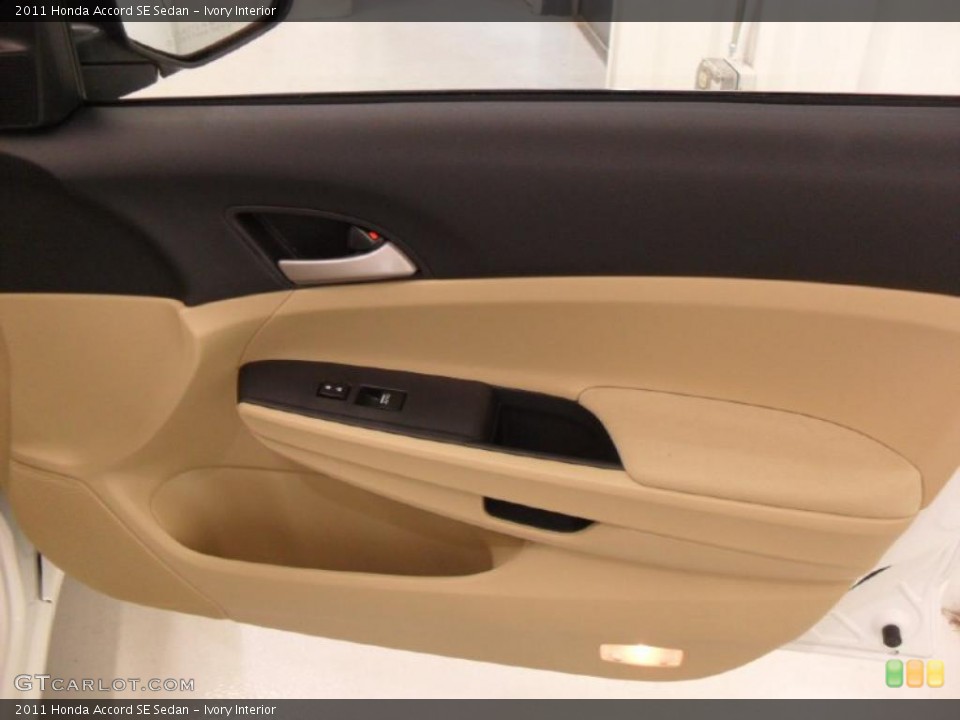 Ivory Interior Door Panel for the 2011 Honda Accord SE Sedan #39174554