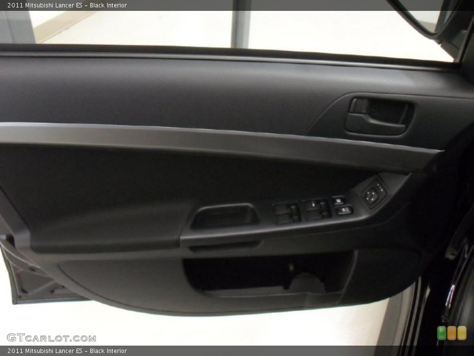 Black Interior Door Panel for the 2011 Mitsubishi Lancer ES #39175274