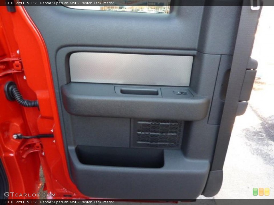 Raptor Black Interior Door Panel for the 2010 Ford F150 SVT Raptor SuperCab 4x4 #39175342