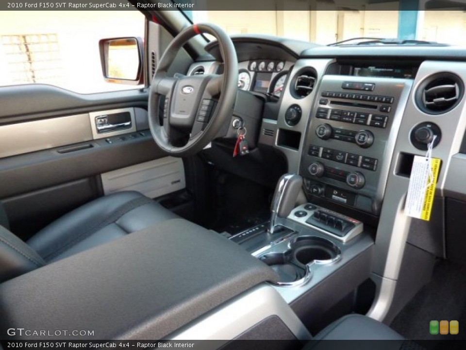 Raptor Black Interior Dashboard for the 2010 Ford F150 SVT Raptor SuperCab 4x4 #39175402