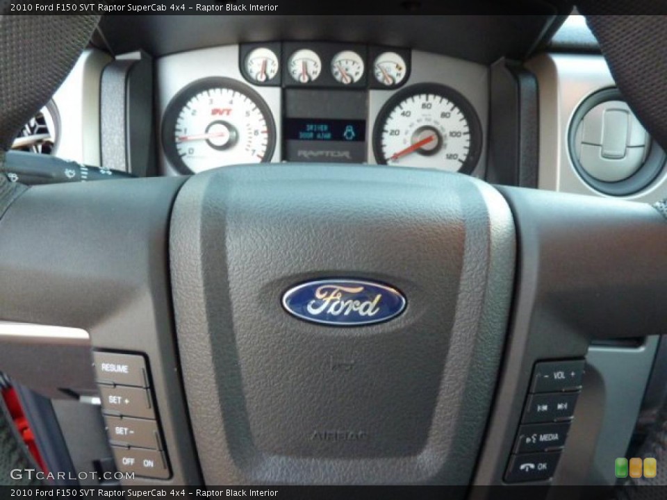 Raptor Black Interior Controls for the 2010 Ford F150 SVT Raptor SuperCab 4x4 #39175450