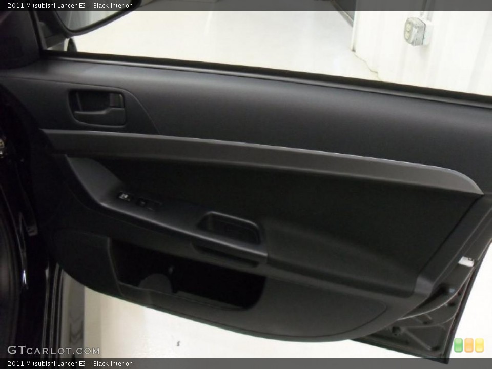 Black Interior Door Panel for the 2011 Mitsubishi Lancer ES #39175502