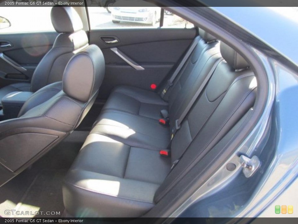 Ebony Interior Photo for the 2005 Pontiac G6 GT Sedan #39176075