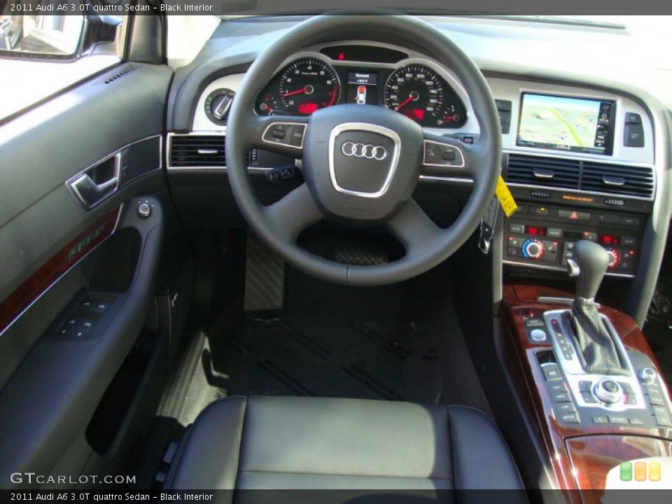 Black Interior Dashboard for the 2011 Audi A6 3.0T quattro Sedan #39177739
