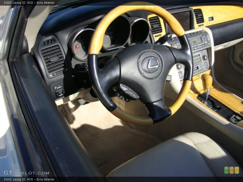 Ecru Interior Photo for the 2002 Lexus SC 430 #39178109