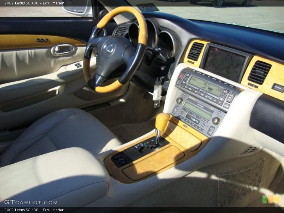 Ecru Interior Dashboard for the 2002 Lexus SC 430 #39178236