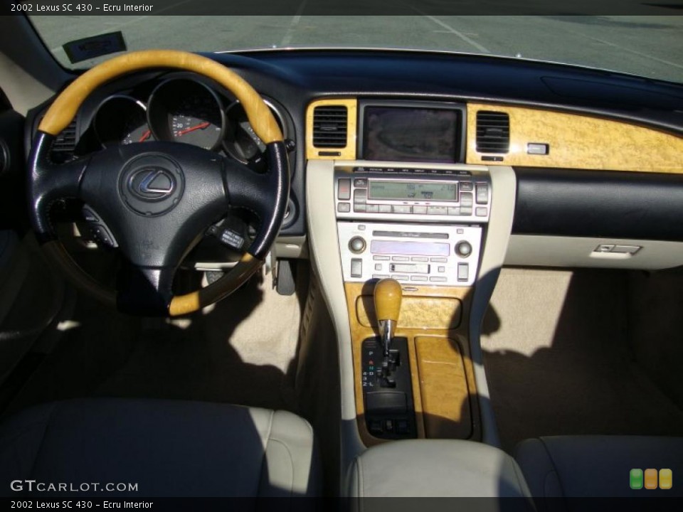 Ecru Interior Dashboard for the 2002 Lexus SC 430 #39178552