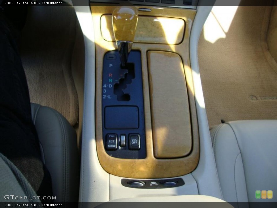 Ecru Interior Transmission for the 2002 Lexus SC 430 #39178655