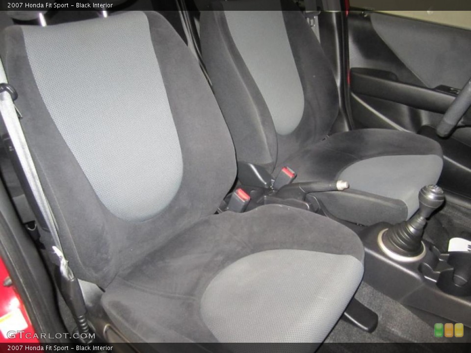 Black Interior Photo for the 2007 Honda Fit Sport #39180291