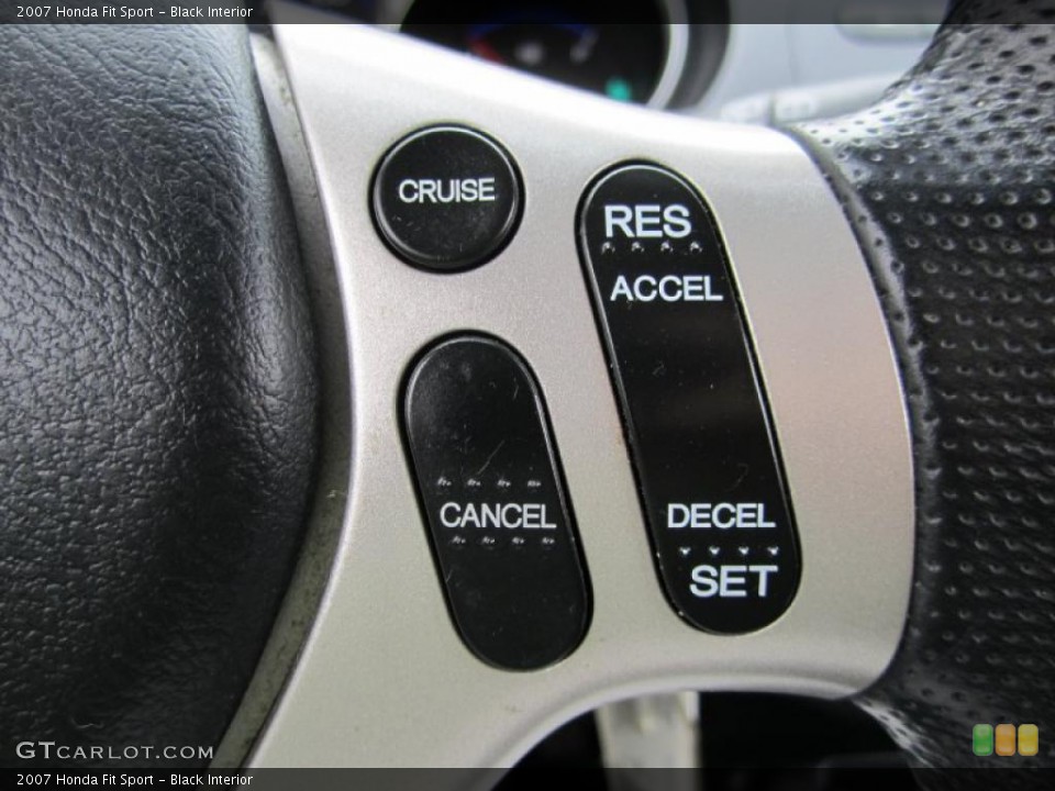 Black Interior Controls for the 2007 Honda Fit Sport #39180375