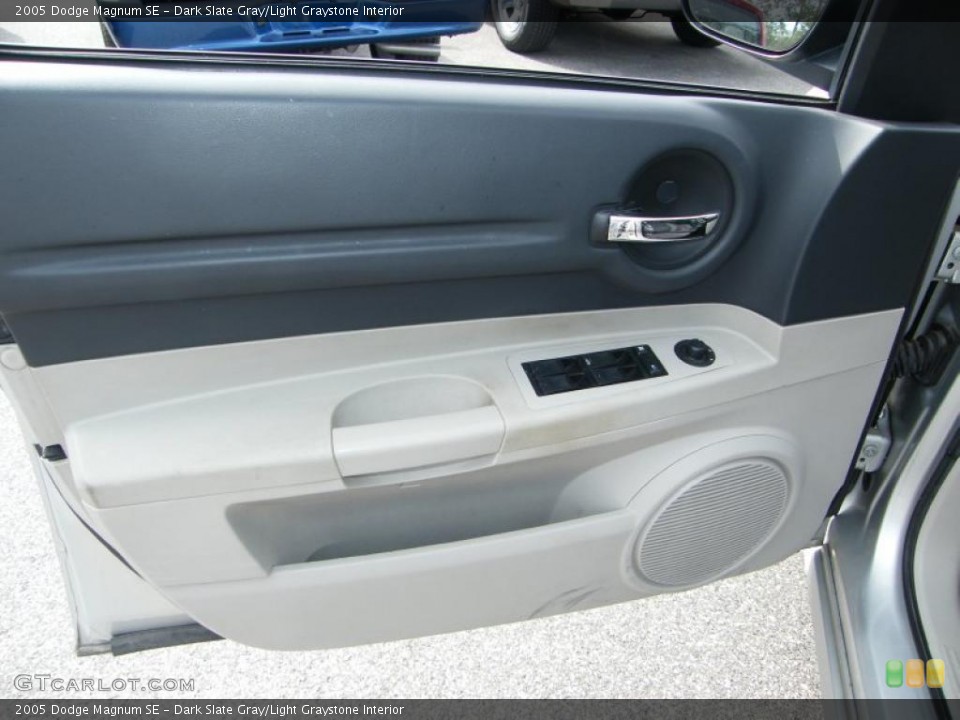 Dark Slate Gray/Light Graystone Interior Door Panel for the 2005 Dodge Magnum SE #39180399