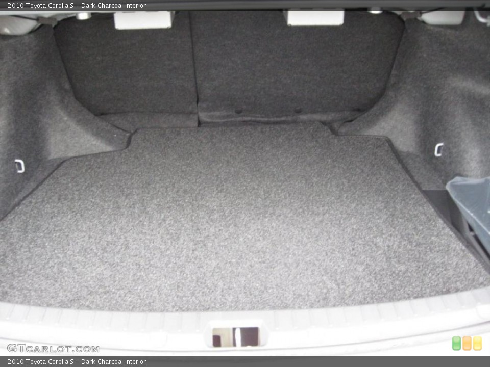 Dark Charcoal Interior Trunk for the 2010 Toyota Corolla S #39180615