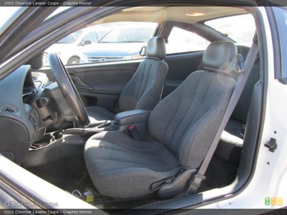 Graphite Interior Photo for the 2002 Chevrolet Cavalier Coupe #39180819