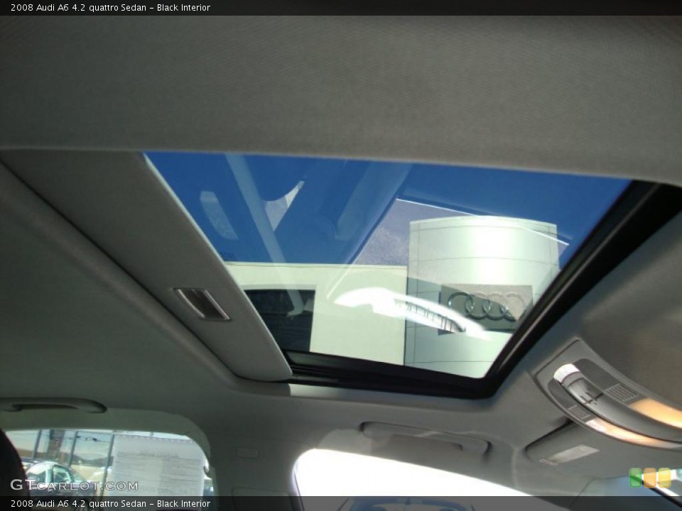 Black Interior Sunroof for the 2008 Audi A6 4.2 quattro Sedan #39180867